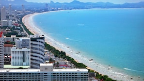 Beach nearby, white sand