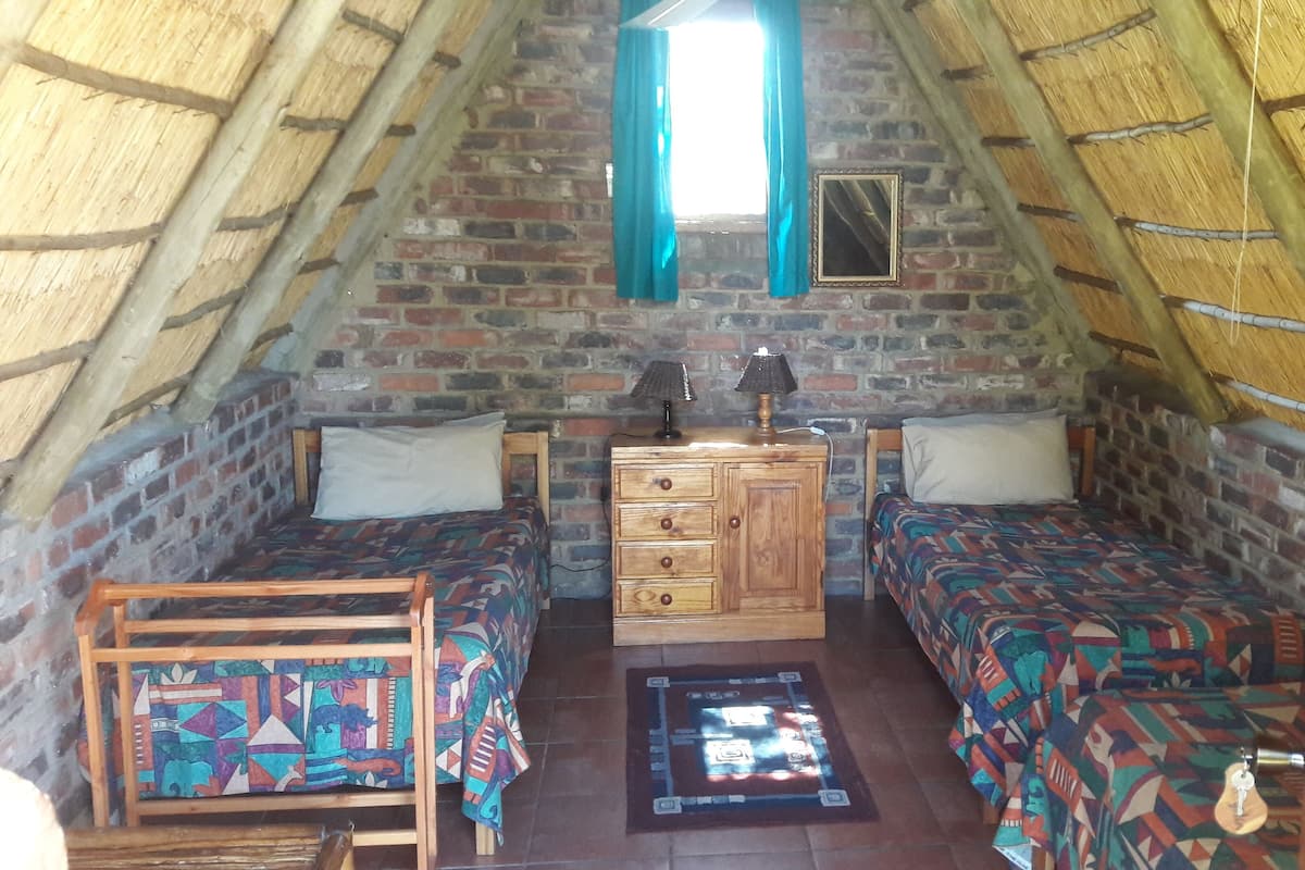 Cabin (Bush) | Desk, laptop workspace, iron/ironing board, WiFi