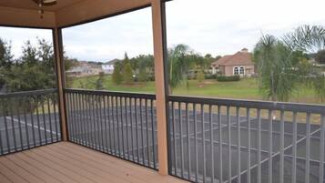 Family Villa, Hot Tub, Garden Area | Balcony view