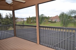Family Villa, Hot Tub, Garden Area | Balcony view