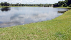 A large, calm pond surrounded by grassy areas and trees. - Bjw538 - Sandy Ridge - 4 Bed 3 Baths Villa (Davenport)