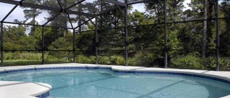 Family Villa, Garden Area | Indoor pool | Seasonal outdoor pool, sun loungers