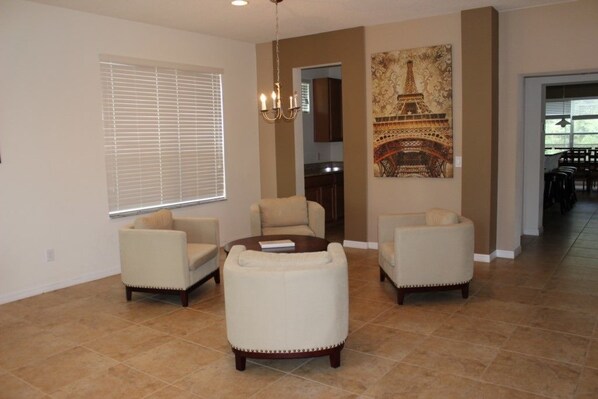 Family Villa, Private Pool, Garden Area | Living room