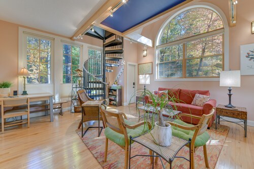 French Broad River Access: Whimsical Gem w/ Deck