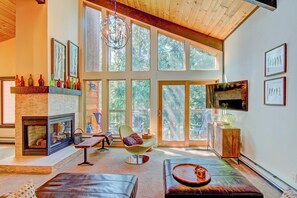 Condo, 2 Bedrooms | Living area | TV - Tannenbaum By The River 2 Bedroom Condo by RedAwning (Breckenridge)