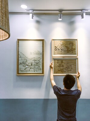 Interior - Bean In The Pod - Modern yet nostalgic space in Saigon (Ho Chi Minh City)