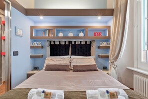 City-Apartment, 1 Schlafzimmer | 1 Schlafzimmer, Babybetten, kostenloses WLAN, Bettwäsche