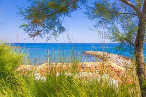 Beach - Villa Lucrezia - directly on the beach and the cycle path, for 4, with sea-view terrace 8054LT0012 (San Lorenzo Al Mare)