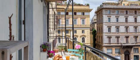 Design-Apartment, 2 Schlafzimmer, Balkon | Balkon