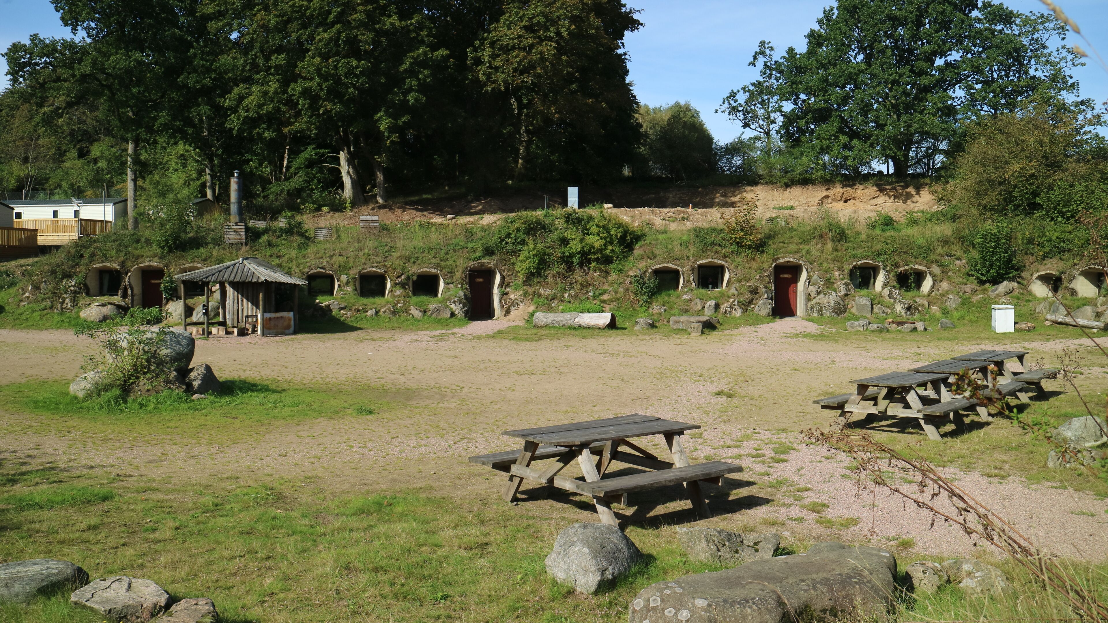 Overnatningsstedets facade