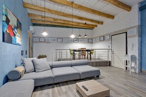 Apartment, 2 Bedrooms | Living area - Rome as you feel - Design at Colosseum (Rome)