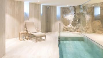 Indoor pool, seasonal outdoor pool