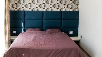 2 makuuhuonetta, silitysrauta/-lauta, internet, vuodevaatteet