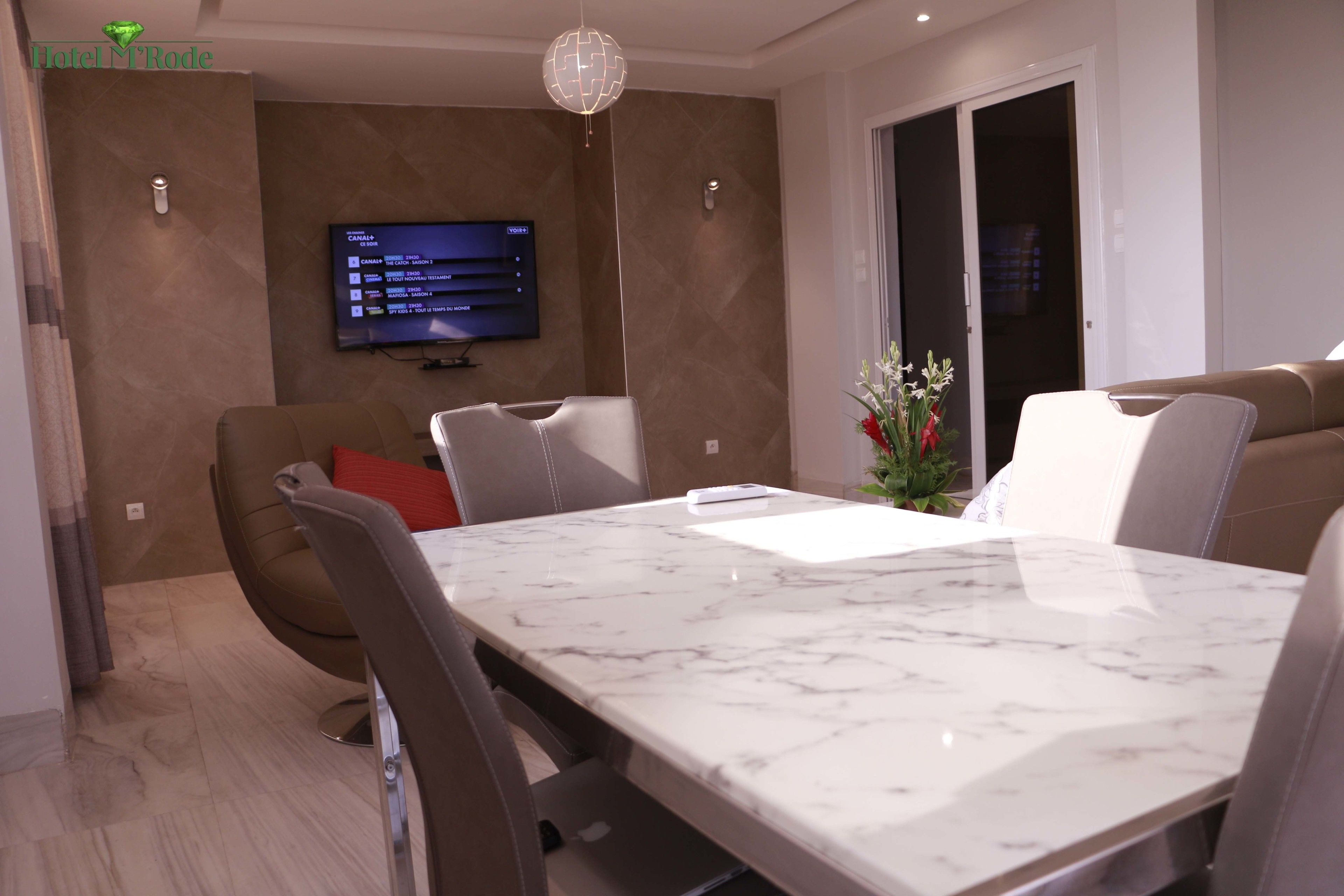 Standard Apartment, 1 Bedroom, Non Smoking | Living room | 42-inch flat-screen TV with satellite channels, TV