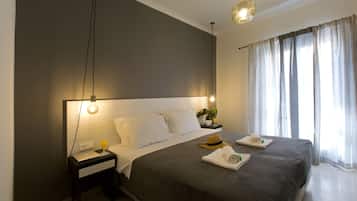 City-Suite, 1 Schlafzimmer, Nichtraucher, Stadtblick | Schallisolierte Zimmer, Bügeleisen/Bügelbrett, kostenloses WLAN