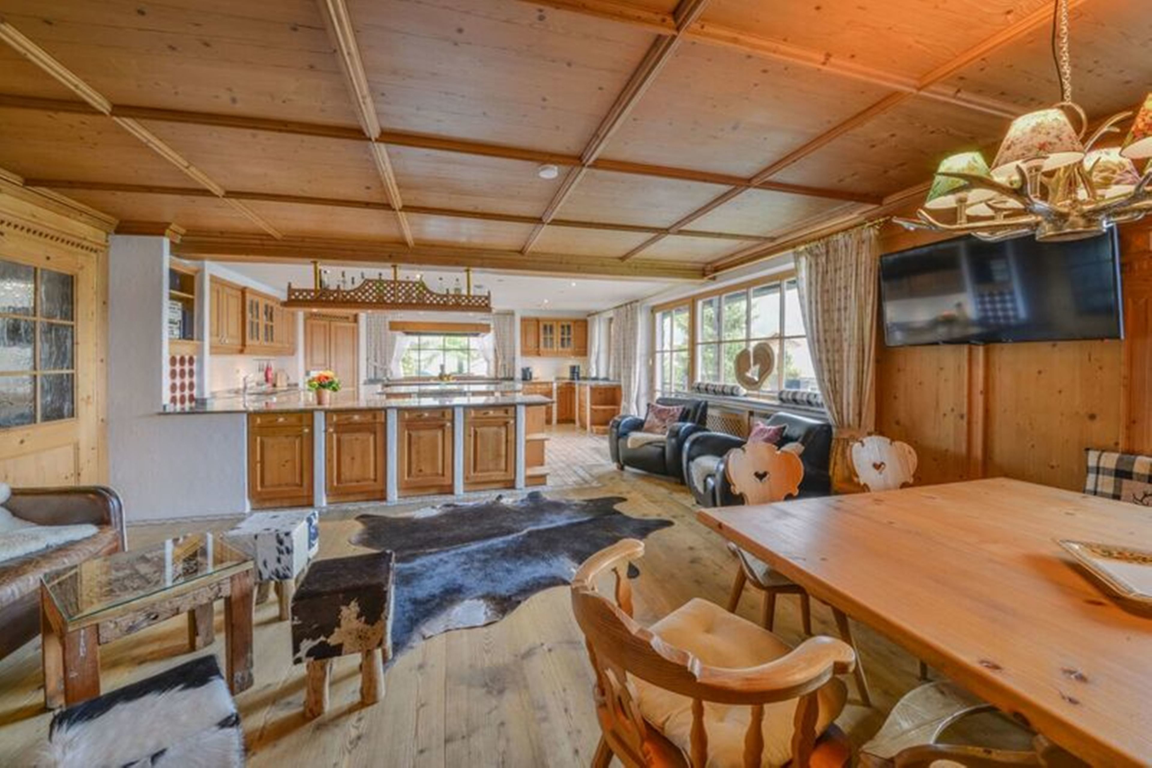 Apartment (Zugspitze Deluxe, incl. cleaning fee) | Private kitchen | Fridge, microwave, stovetop, dishwasher