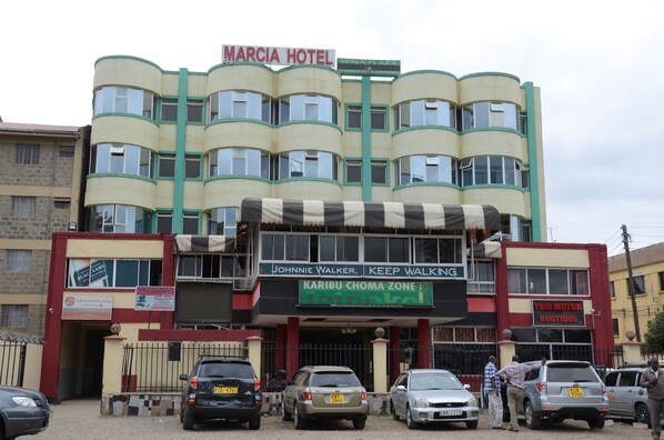 Majoituspaikan julkisivu