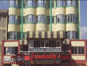 Majoituspaikan julkisivu