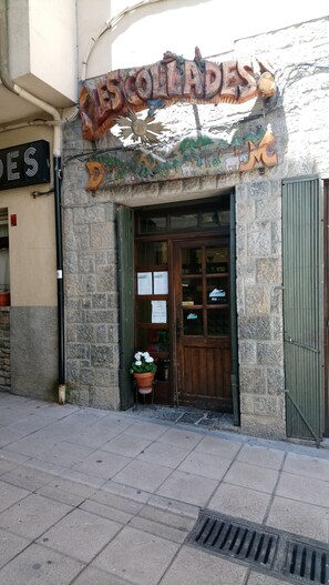 Entrée de l’hébergement