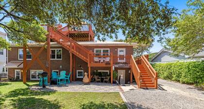 Enjoy stunning ocean views at Pier View 1 in Oak Island, perfect for 6 guests!