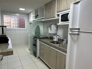 高級公寓 | 私人廚房 | 電冰箱、微波爐、鍋具/餐盤/廚房用品、提供環保清潔產品