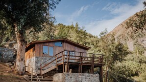 Cabin, 2 Bedrooms, Kitchen, Mountain View | Terrace/patio - Valle de Montañas (San José de Maipo)
