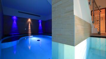 Indoor spa tub
