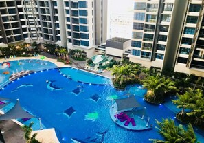 Apartment, 1 Schlafzimmer, Poolblick | Blick von der Unterkunft
