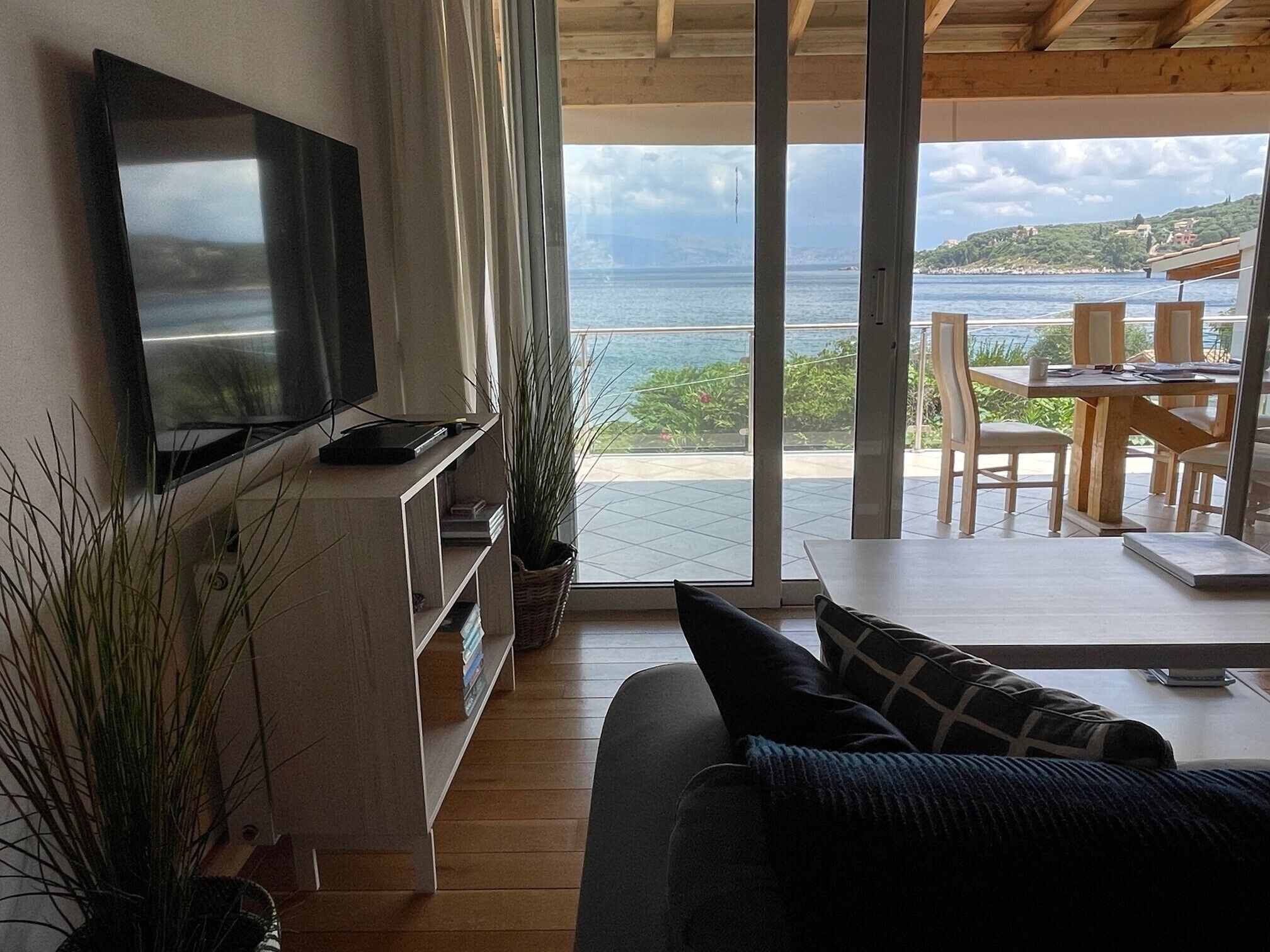 TV, peis, DVD-spiller og bordtennis