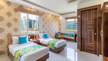 In-room safe, desk, blackout curtains, iron/ironing board
