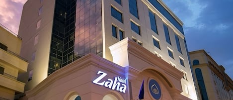 Front of property - evening/night