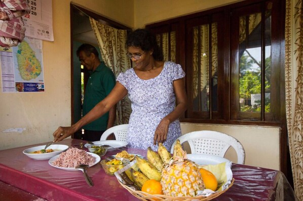 Free daily local cuisine breakfast