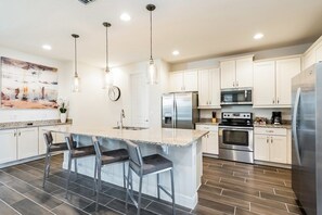 Family Villa, Multiple Bedrooms, Garden Area | Food and drink