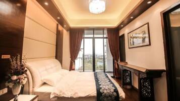 Deluxe-Villa | Verdunkelungsvorhänge, kostenloses WLAN