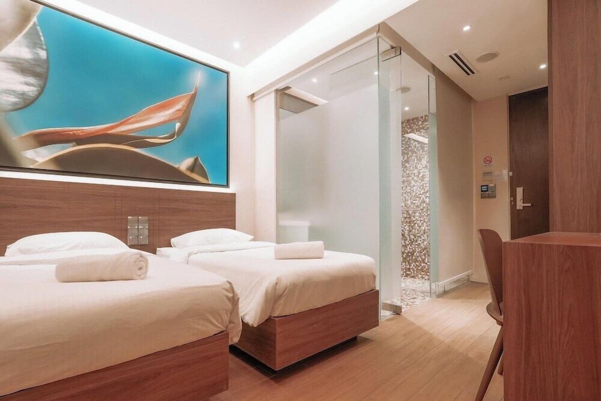In-room safe, desk, blackout drapes, WiFi (free)
