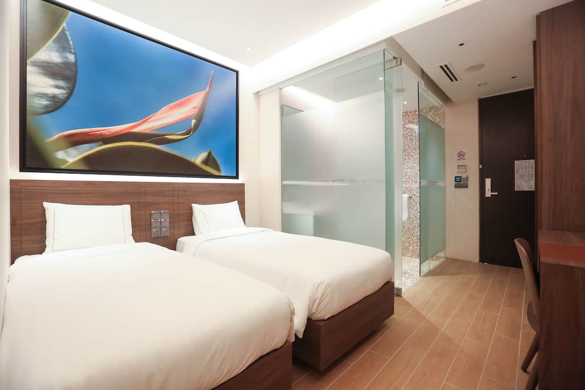 Deluxe Twin Room, No Windows | In-room safe, desk, blackout curtains, free WiFi