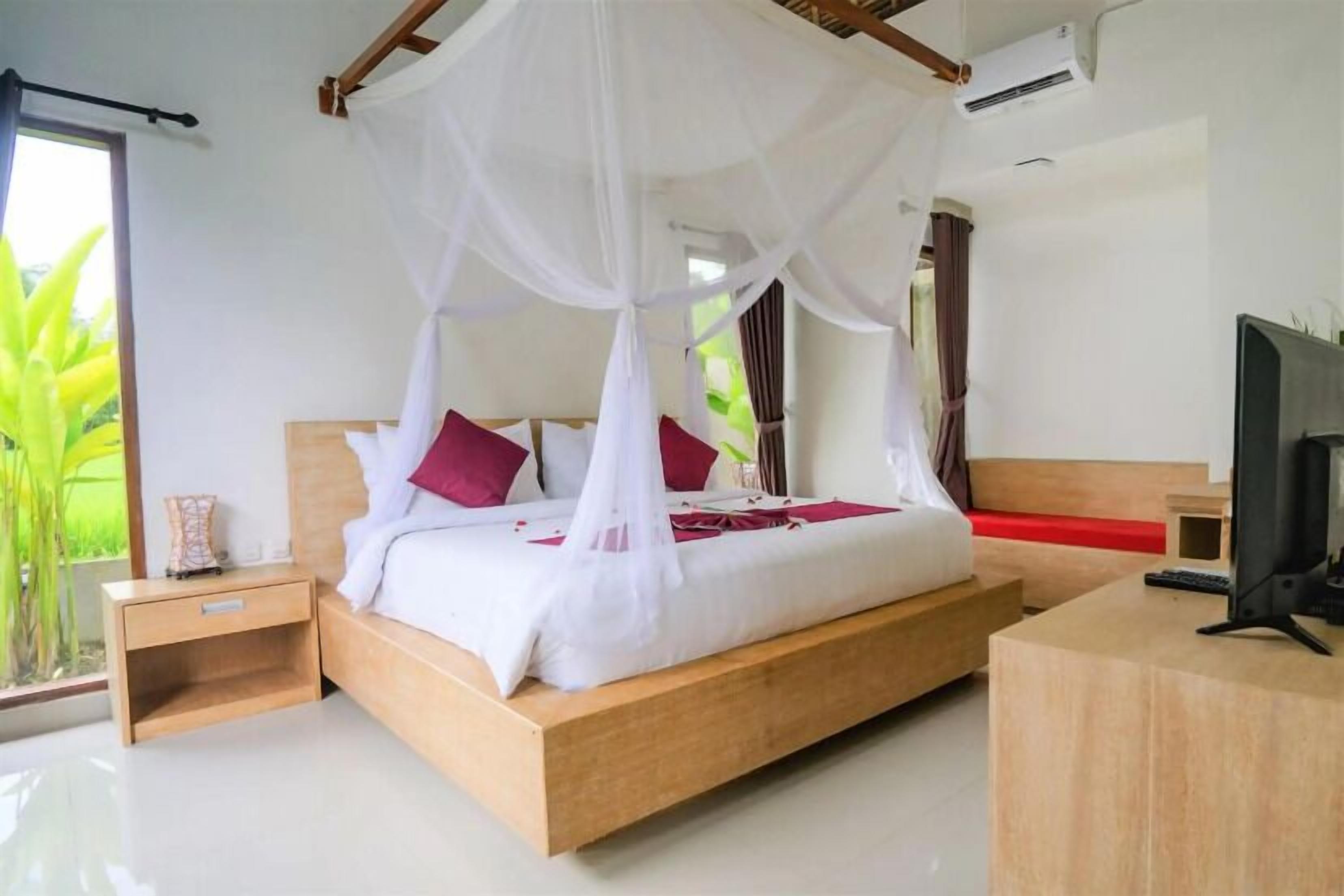 デラックス ヴィラ 1 ベッドルーム プールビュー | ミニバー、セーフティボックス (室内)、デスク、WiFi (無料)