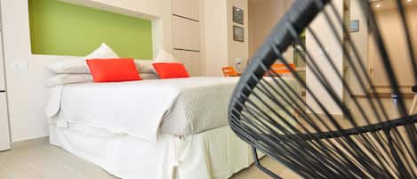 Svit - 1 queensize-säng med bäddsoffa - icke-rökare | Skrivbord, ljudisolering, gratis wi-fi och sängkläder