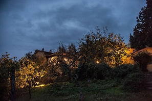 Front of property – evening/night