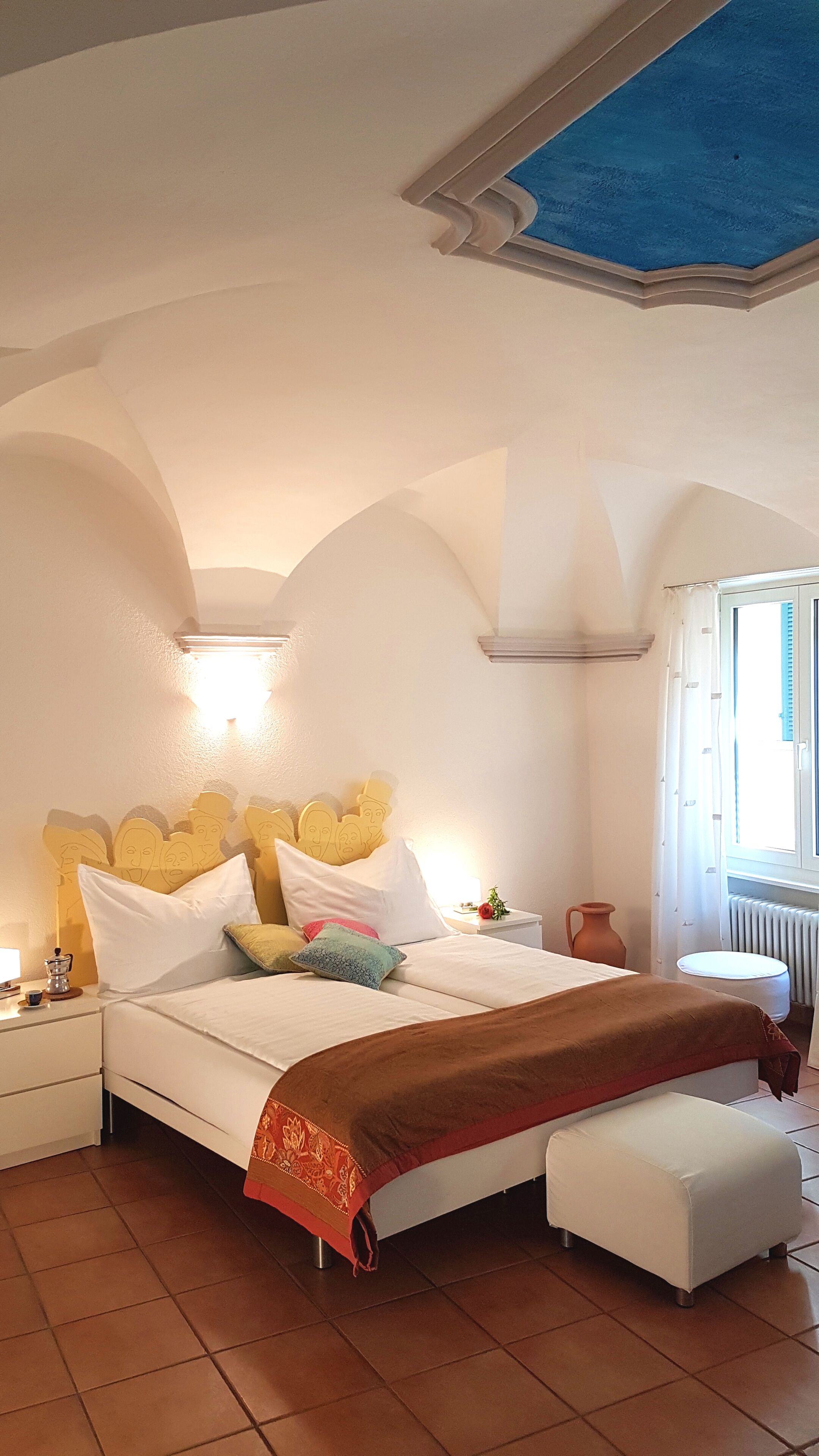 Superior-Studio, 1 Doppelbett, Terrasse, zum Innenhof hin (Apartment Nr. 9) | Zimmersafe, Schreibtisch, Bügeleisen/Bügelbrett, Zustellbetten