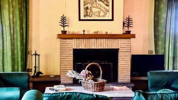 Vila, beberapa kamar | Area keluarga | TV layar datar, perapian, pemutar DVD, dan meja tenis meja