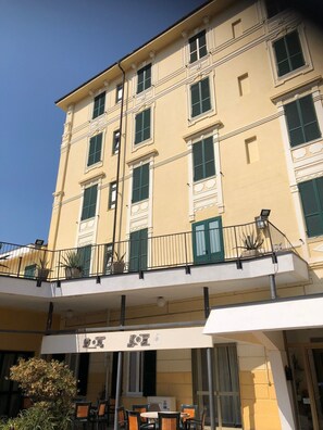 Voorkant van accommodatie