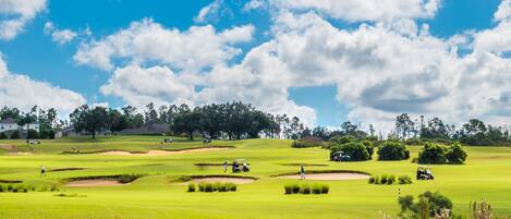 Family Villa, Private Pool, Garden Area | Golf view