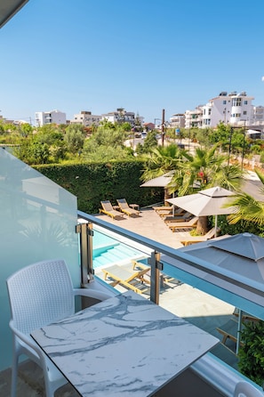 Trippelrum - havsutsikt | Balkong