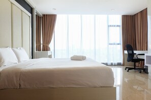 Room | 1 bedroom, free WiFi, bed sheets - Best North L'Avenue Apartment (Jakarta)