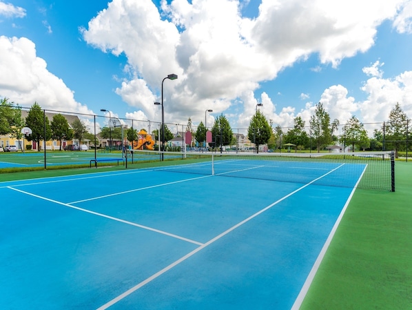 Terrain de tennis