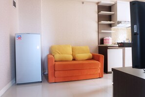 ห้องพัก | บริเวณนั่งเล่น | ทีวี