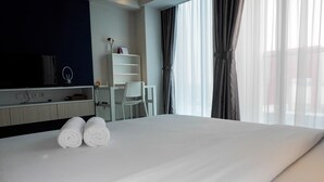 Rom | 1 soverom, skrivebord, wi-fi (inkludert) og sengetøy