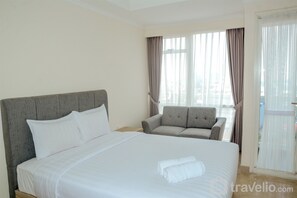 Kamar | 1 kamar tidur, meja kerja, Wi-Fi gratis, dan seprai linen