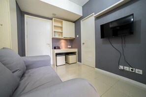 ห้องพัก | บริเวณนั่งเล่น | ทีวี
